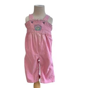 Vintage Cabbage Patch Pink‎ corduroy overalls size 18m